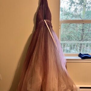 Mac Duggal Glittering Purple Gown